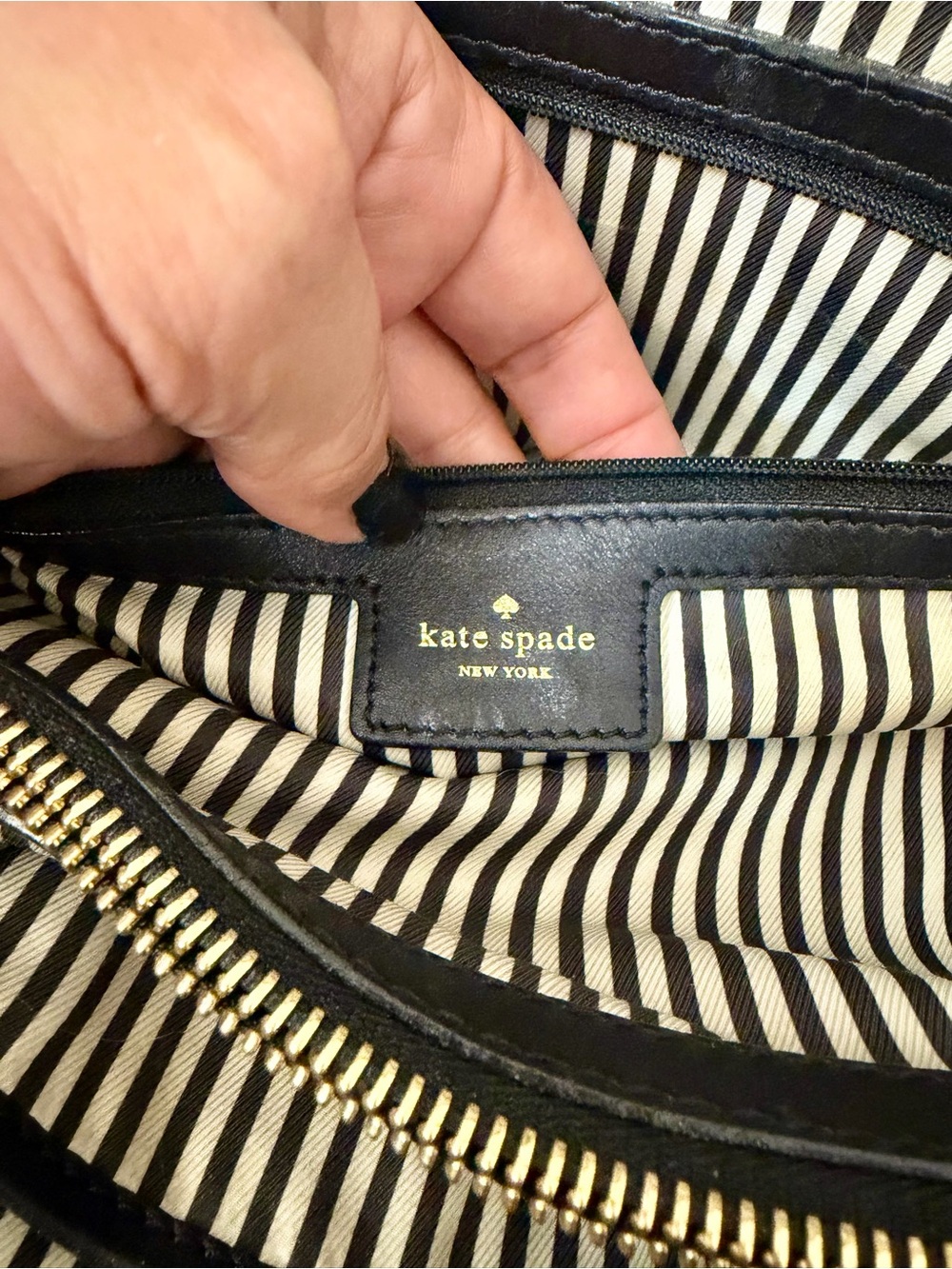 Kate Spade Vanston Dylan Large Black Leather Work Tote Shoulder Bag - Picture 5 of 14